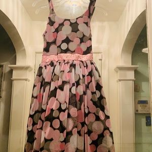 Justice multicolor dotted dress 16